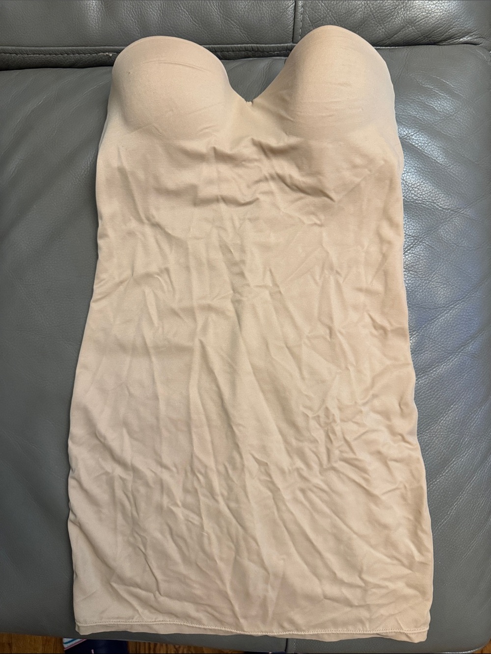Flexees Strapless Nude Shaping Slip with Molded Cups (no straps)